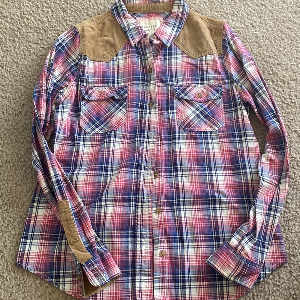 Plaid Forever 21 shirt